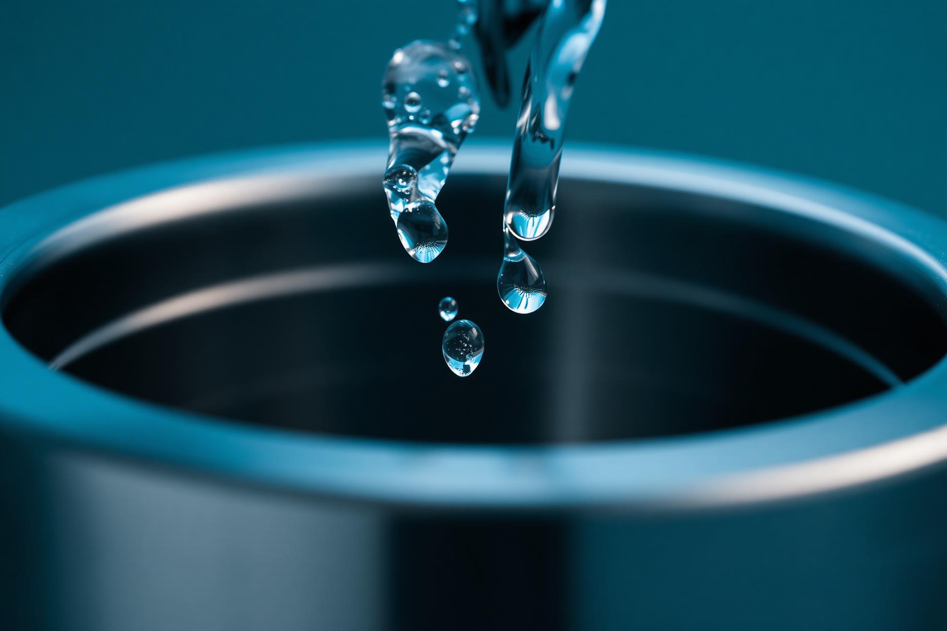 Filtered water pouring — Rajah engineered filtration